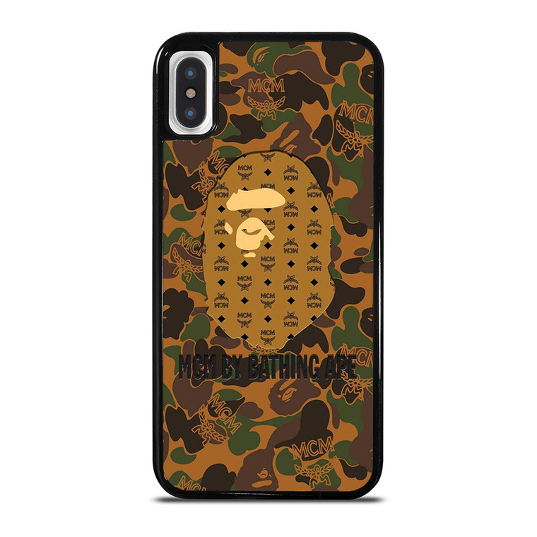 MCM BY BATHING APE CAMO iPhone X / XS Case Cover