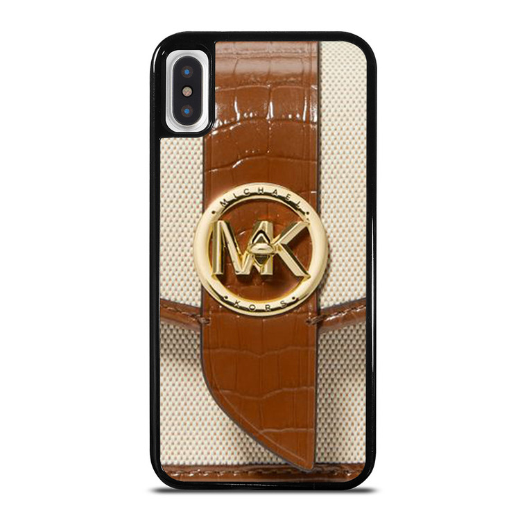 MICHAEL KORS LOGO MK HAND BAG EMBLEM iPhone X / XS Case Cover