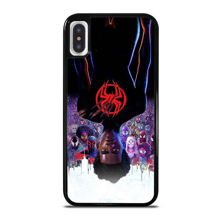 MILES MORALES SPIDERMAN ACROSS SPIDER-VERSE iPhone X / XS Case Cover