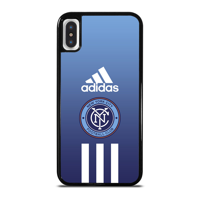NEW YORK CITY FC ADIDAS STRIPES iPhone X / XS Case Cover