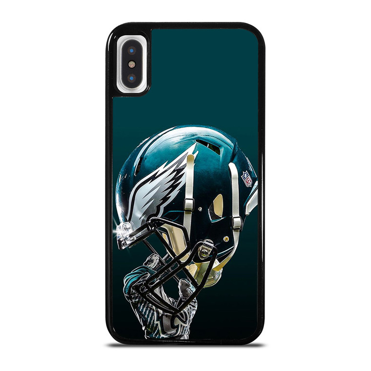 PHILADELPHIA EAGLES LOGO FOOTBALL HELMET ICON iPhone X / XS Case Cover