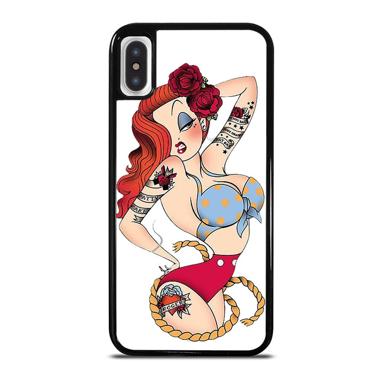 SAILOR JERRY TATTOO JESSICA RABBIT iPhone X / XS Case Cover