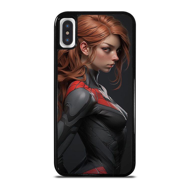 SEXY CARTOON SPIDER GIRL MARVEL COMICS iPhone X / XS Case Cover