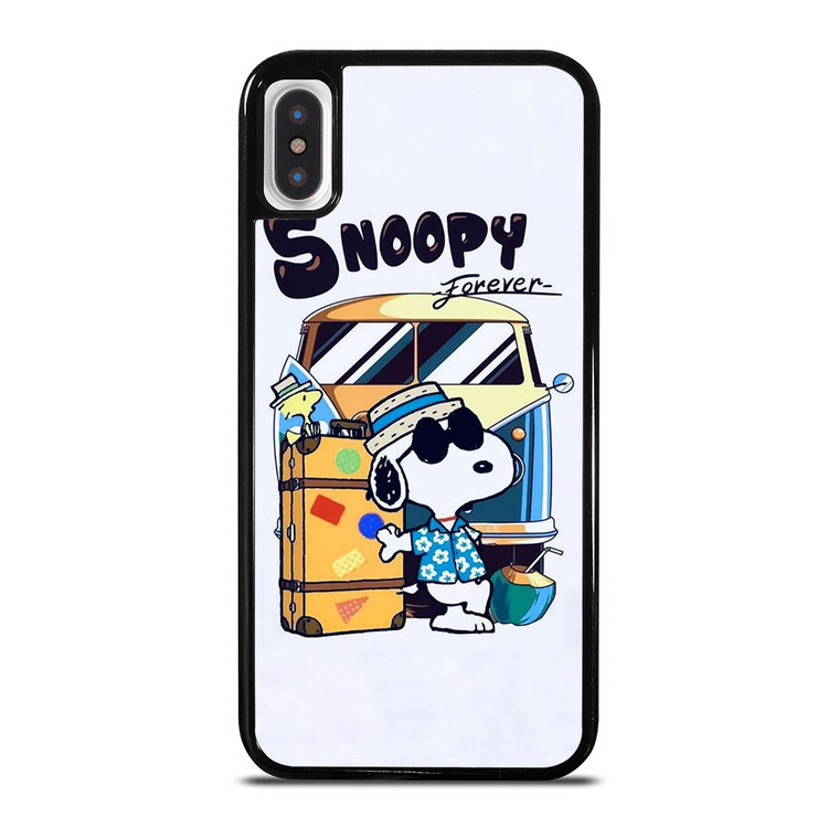 SNOOPY THE PEANUTS CHARLIE BROWN CARTOON FOREVER iPhone X / XS Case Cover