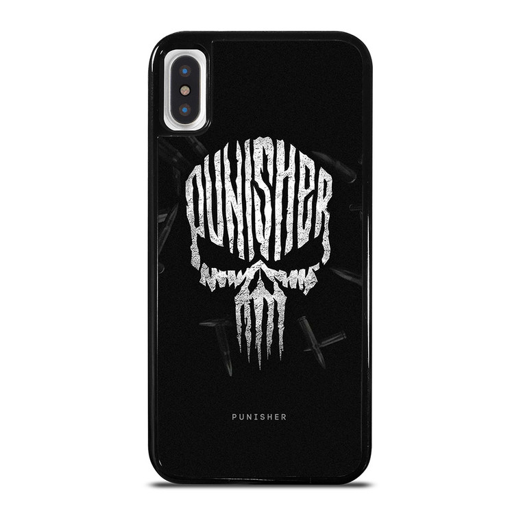 THE PUNISHER SKULL LOGO FRANK CASTLE MARVEL iPhone X / XS Case Cover