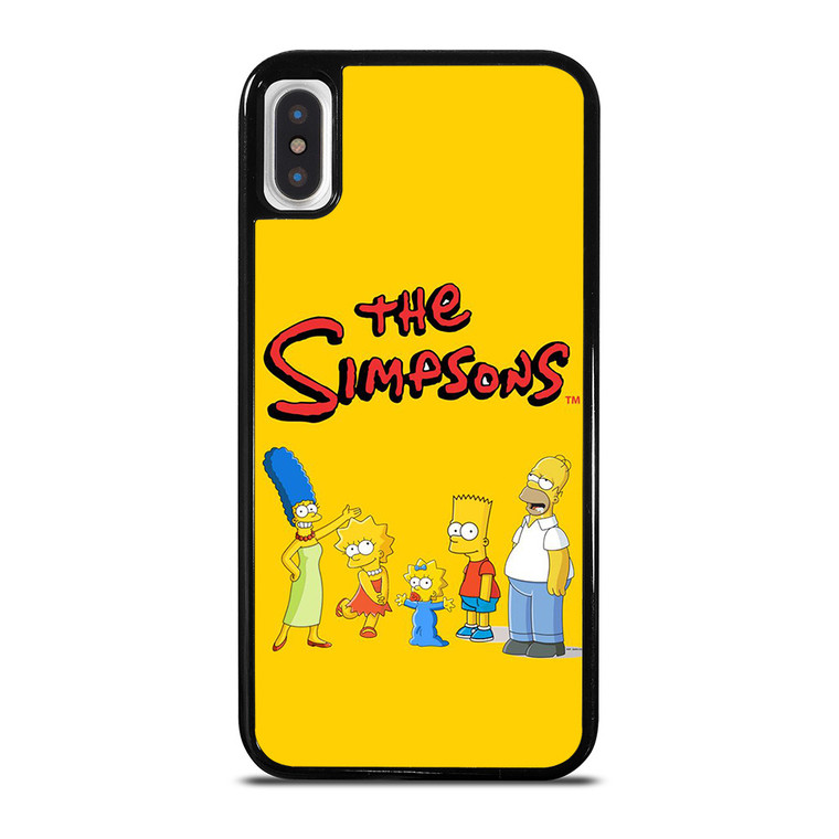 THE SIMPSONS FAMILY CARTOON iPhone X / XS Case Cover
