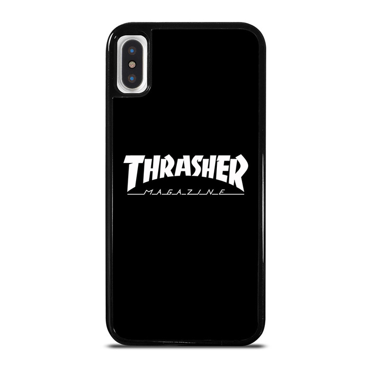 THRASHER SKATEBOARD MAGAZINE BLACK iPhone X / XS Case Cover