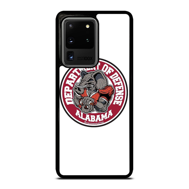 ALABAMA CRIMSON TIDE BAMA LOGO DEFENCE DEPARTMENT Samsung Galaxy S20 Ultra Case Cover