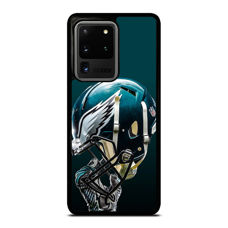 PHILADELPHIA EAGLES LOGO FOOTBALL HELMET ICON Samsung Galaxy S20 Ultra Case Cover