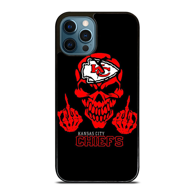 KANSAS CITY CHIEFS SKUL LOGO iPhone 12 Pro Max Case Cover