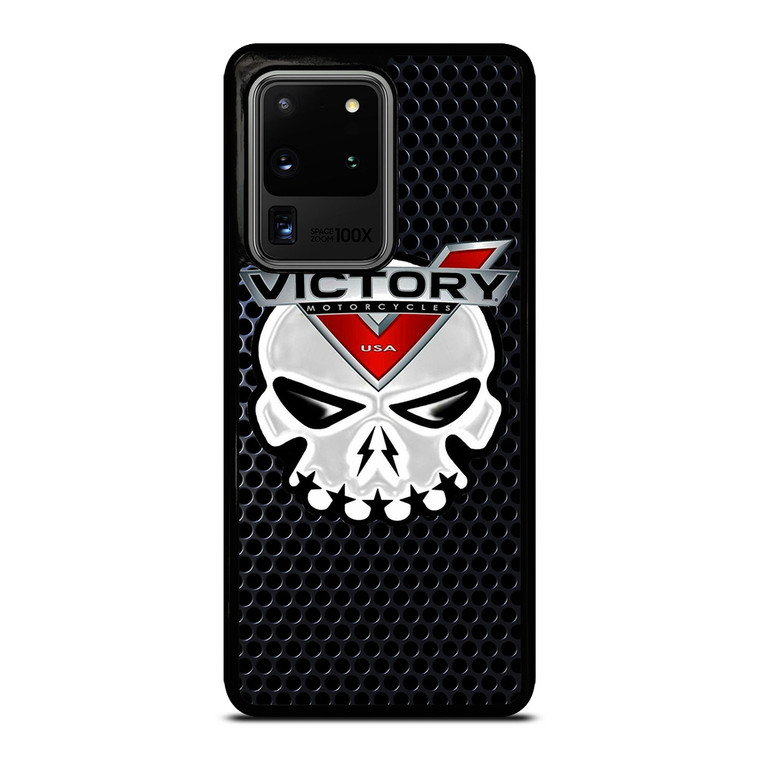 VICTORY MOTORCYCLE SKULL LOGO Samsung Galaxy S20 Ultra Case Cover