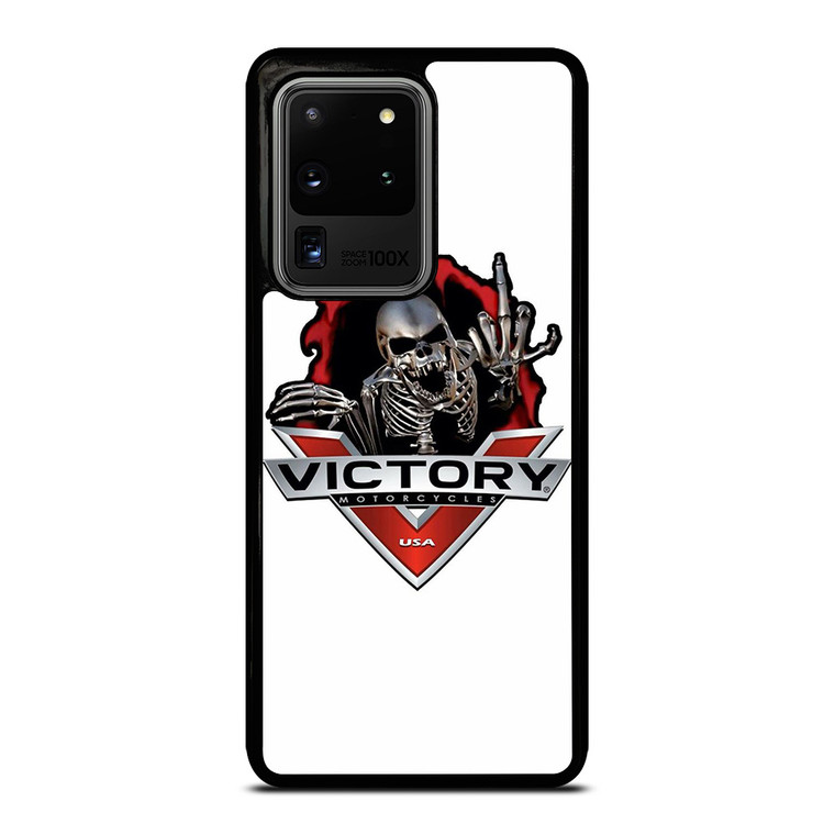 VICTORY MOTORCYCLE SKULL USA LOGO Samsung Galaxy S20 Ultra Case Cover