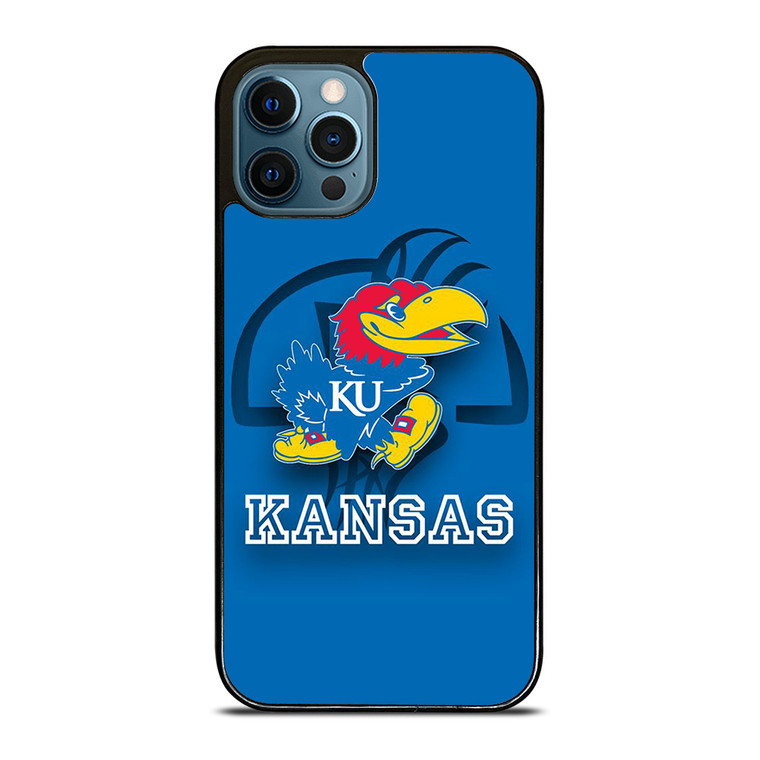 KANSAS JAYHAWKS BASKETBALL LOGO iPhone 12 Pro Max Case Cover