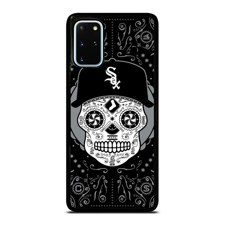 CHICAGO WHITE SOX LOGO SKULL ART Samsung Galaxy S20 Plus Case Cover