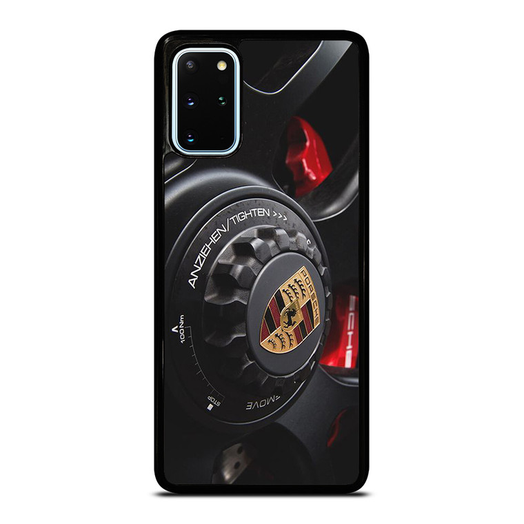 PORSCHE CAR LOGO WHEEL ICON Samsung Galaxy S20 Plus Case Cover