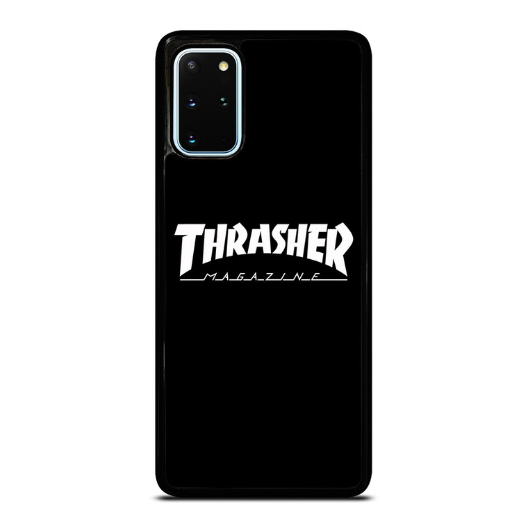 THRASHER SKATEBOARD MAGAZINE BLACK Samsung Galaxy S20 Plus Case Cover