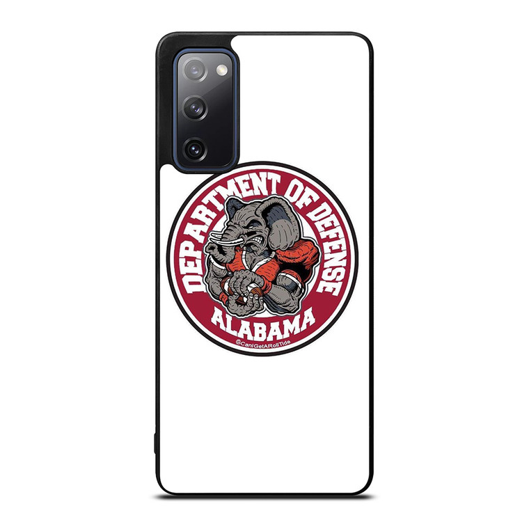 ALABAMA CRIMSON TIDE BAMA LOGO DEFENCE DEPARTMENT Samsung Galaxy S20 FE Case Cover