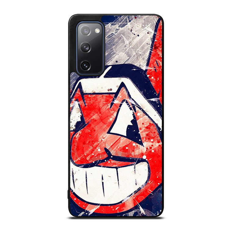 CLEVELAND INDIANS LOGO BASEBALL TEAM MLB ICON Samsung Galaxy S20 FE Case Cover