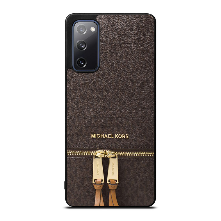 MICHAEL KORS MK LOGO BACKPACK BROWN BAG Samsung Galaxy S20 FE Case Cover