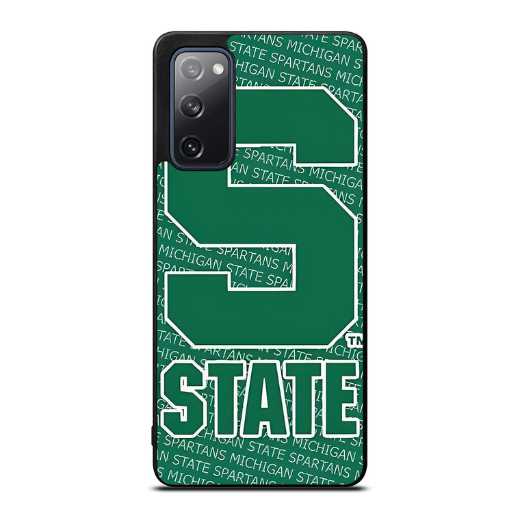 MICHIGAN STATE SPARTANS LOGO FOOTBALL EMBLEM Samsung Galaxy S20 FE Case Cover