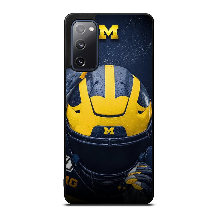 MICHIGAN WOLVERINES HELMET COLLEGE FOOTBALL TEAM Samsung Galaxy S20 FE Case Cover