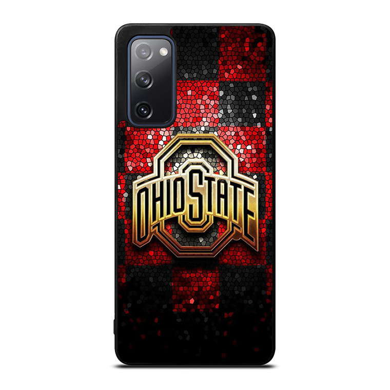 OHIO STATE LOGO FOOTBALL MOZAIC ICON Samsung Galaxy S20 FE Case Cover