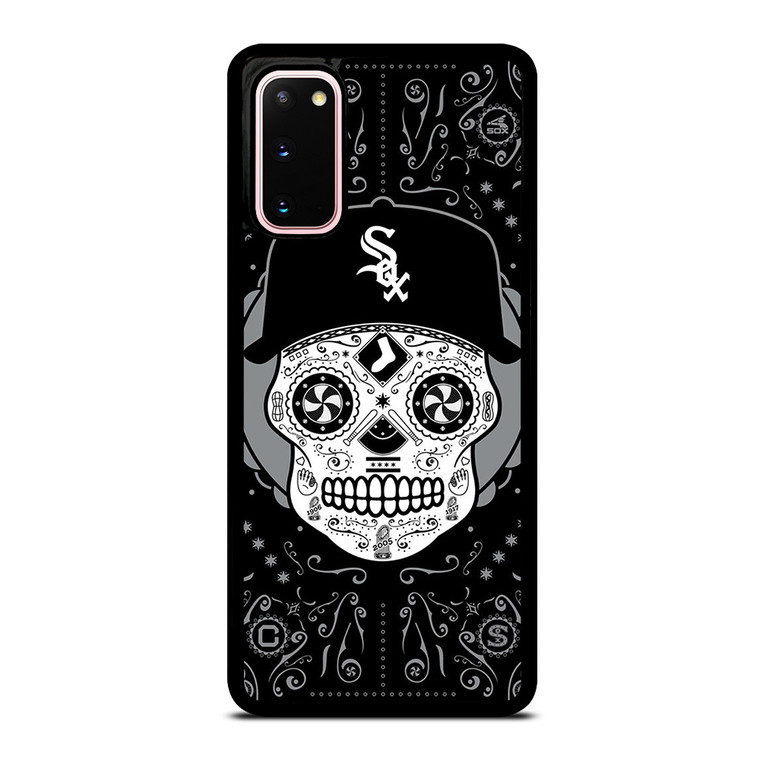CHICAGO WHITE SOX LOGO SKULL ART Samsung Galaxy S20 Case Cover