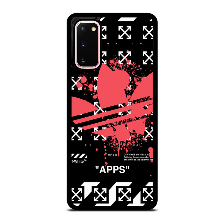 OFF WHITE X ADIDAS RED Samsung Galaxy S20 Case Cover