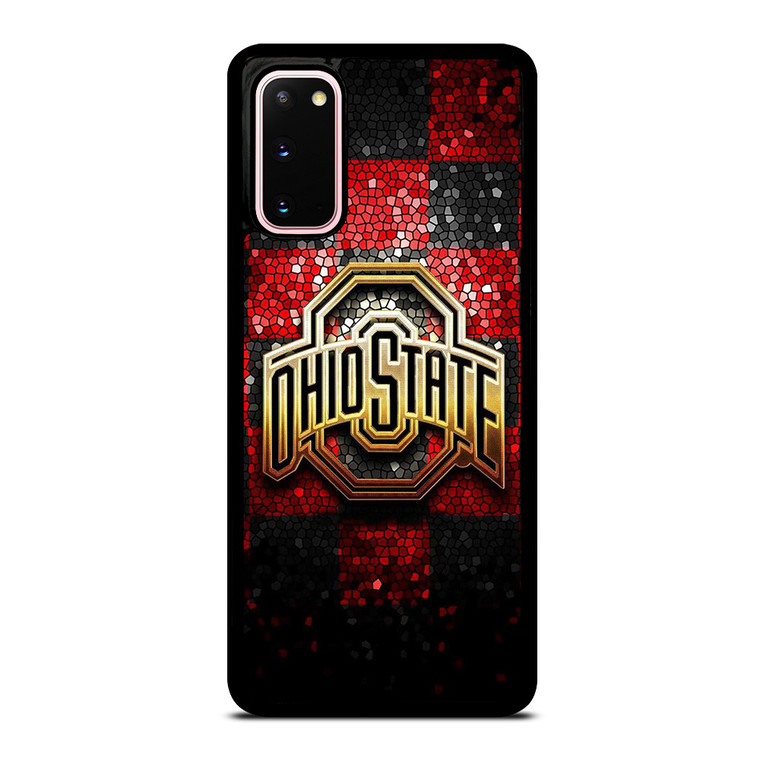 OHIO STATE LOGO FOOTBALL MOZAIC ICON Samsung Galaxy S20 Case Cover