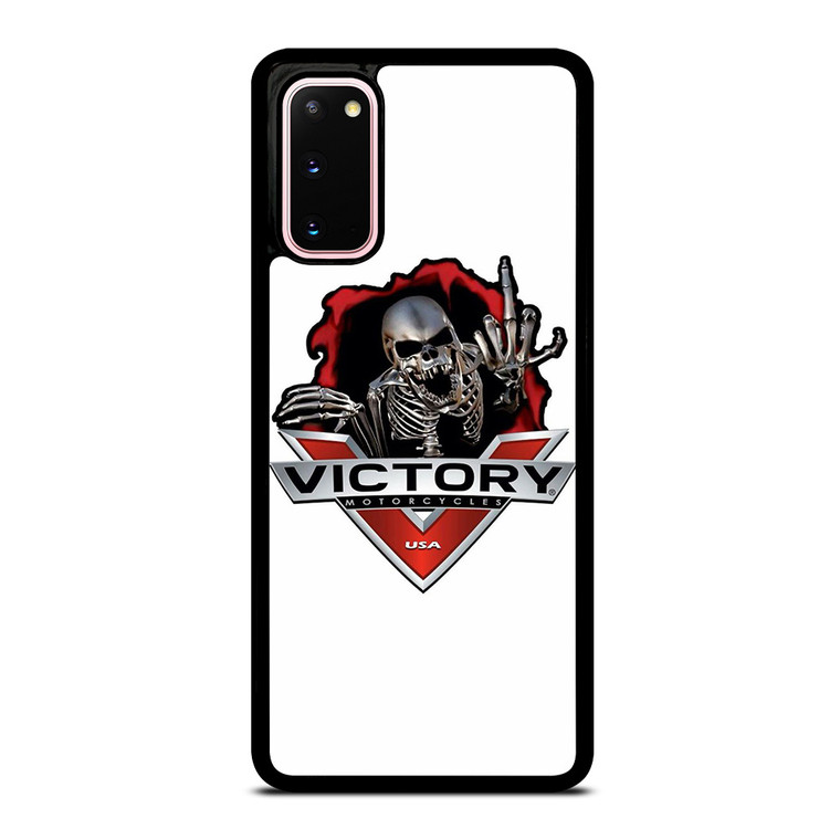 VICTORY MOTORCYCLE SKULL USA LOGO Samsung Galaxy S20 Case Cover
