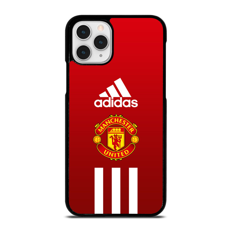 MANCHESTER UNITED FC ADIDAS STRIPES iPhone 11 Pro Case Cover