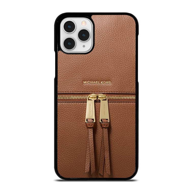 MICHAEL KORS MK LOGO BACKPACK BAG BROWN iPhone 11 Pro Case Cover