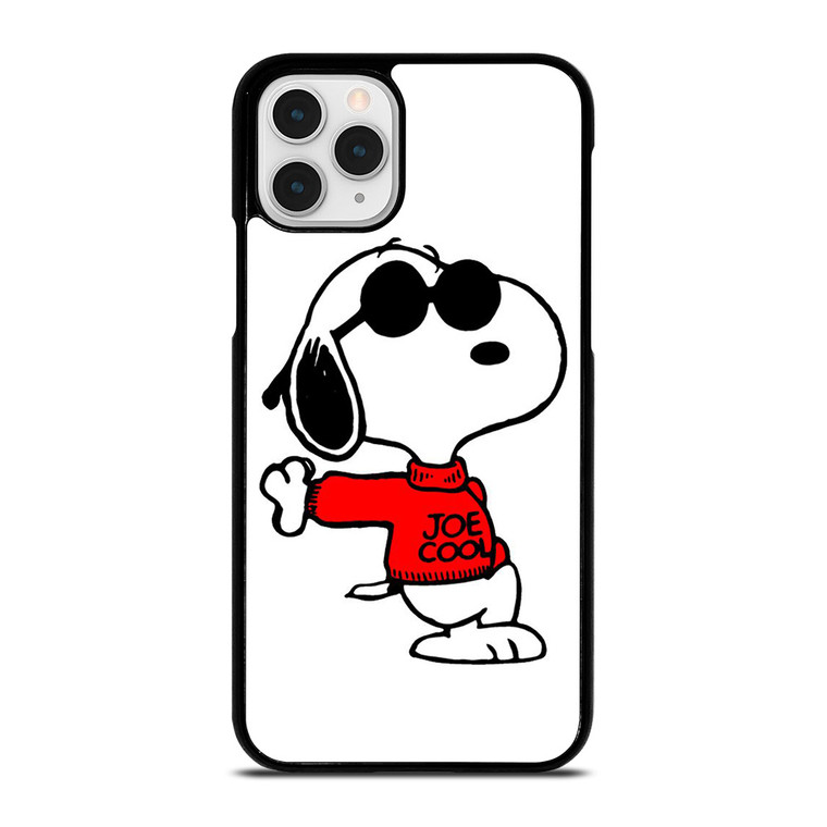 SNOOPY THE PEANUTS CHARLIE BROWN JOE COOL iPhone 11 Pro Case Cover