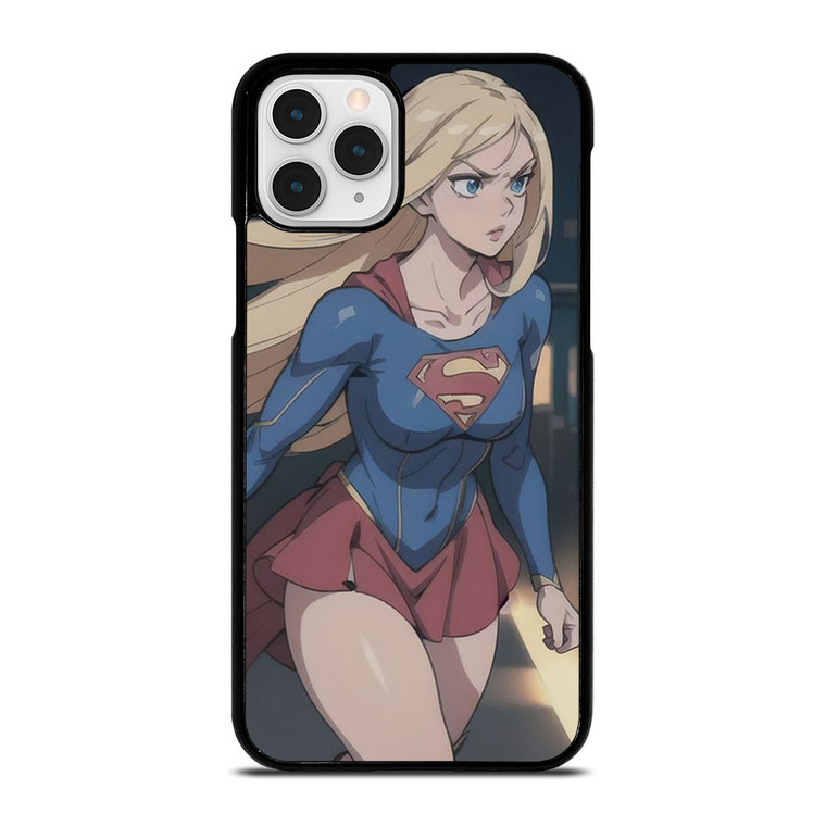 SUPER GIRL CARTOON MANGA ANIME iPhone 11 Pro Case Cover