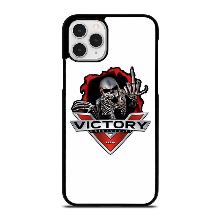 VICTORY MOTORCYCLE SKULL USA LOGO iPhone 11 Pro Case Cover