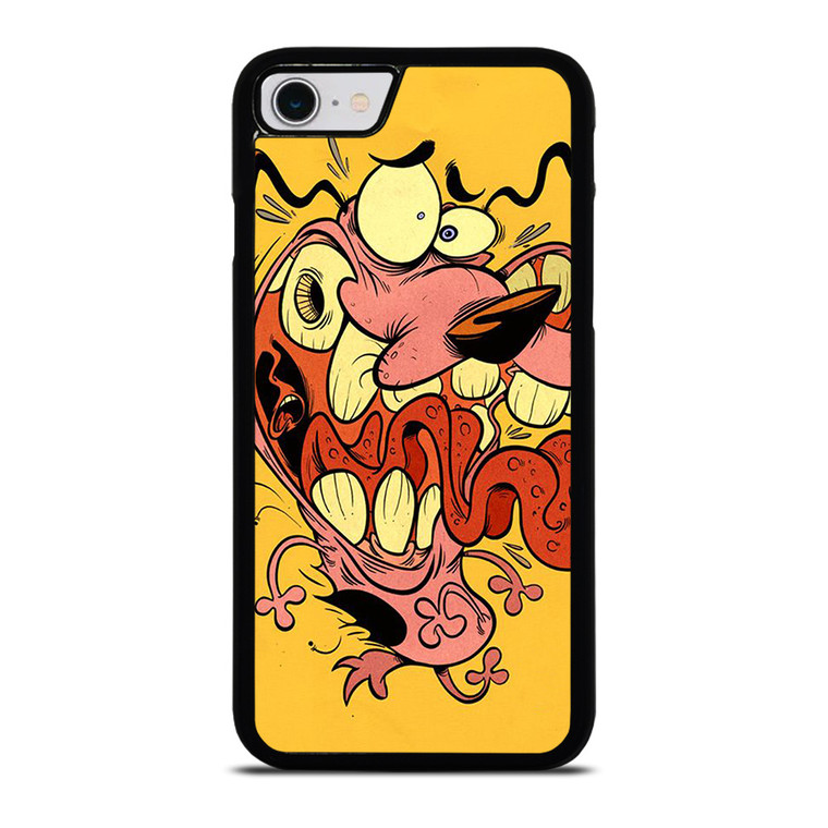COURAGE THE COWARDY DOG CARTOON iPhone SE 2022 Case Cover COURAGE THE COWARDY DOG CARTOON iPhone SE 2022 Case Cover
