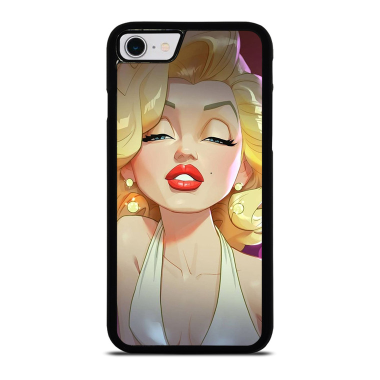 MARILYN MONROE SEXY CARTOON iPhone SE 2022 Case Cover