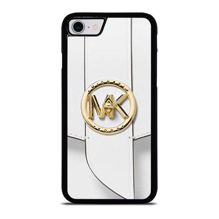 MICHAEL KORS LOGO MK WHITE HAND BAG EMBLEM iPhone SE 2022 Case Cover