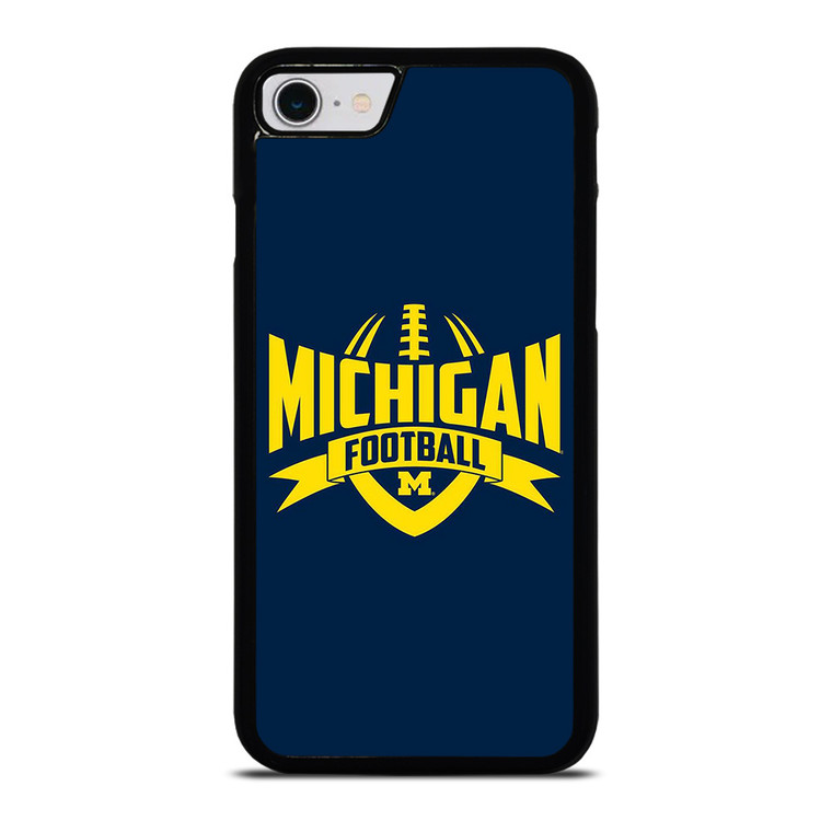MICHIGAN WOLVERINES LOGO COLLEGE FOOTBALL TEAM iPhone SE 2022 Case Cover