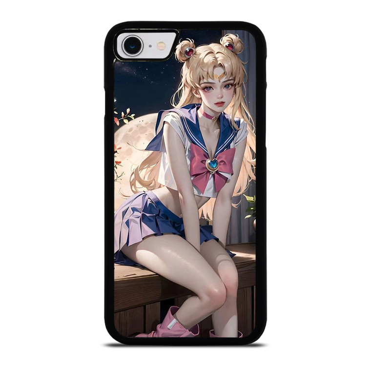 SAILOR MOON USAGI TSUKINO ANIME MANGA iPhone SE 2022 Case Cover