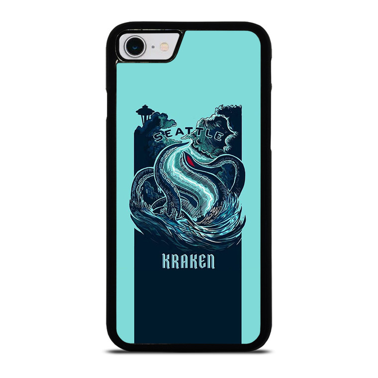 SEATTLE KRAKEN LOGO HOCKEY ICON iPhone SE 2022 Case Cover