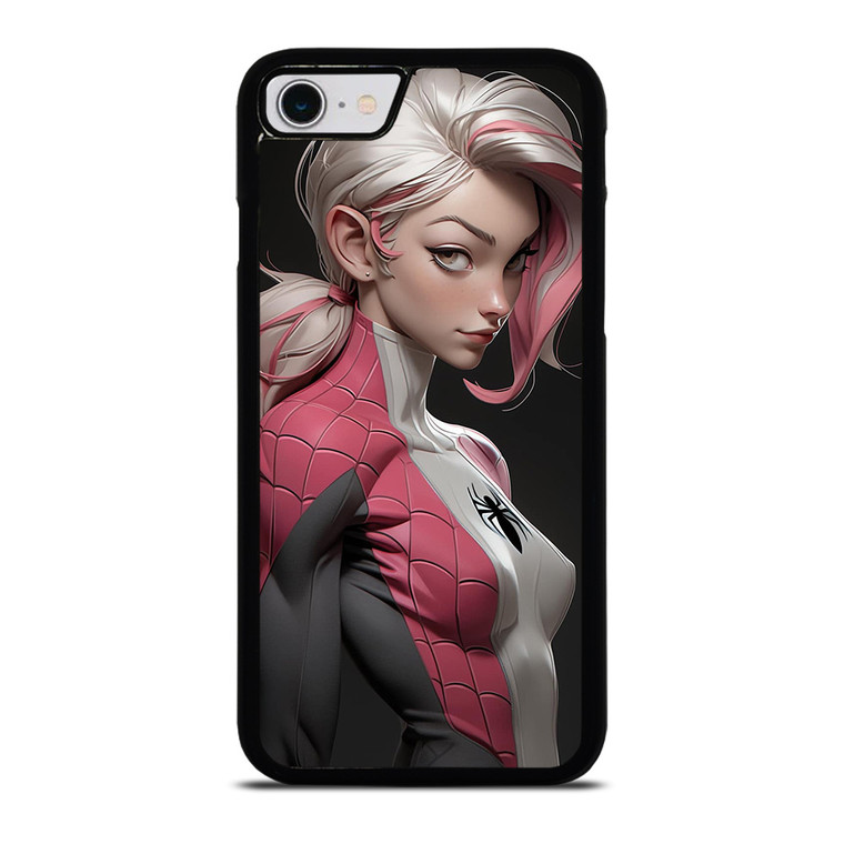 SEXY SPIDER GIRL MARVEL COMICS CARTOON iPhone SE 2022 Case Cover