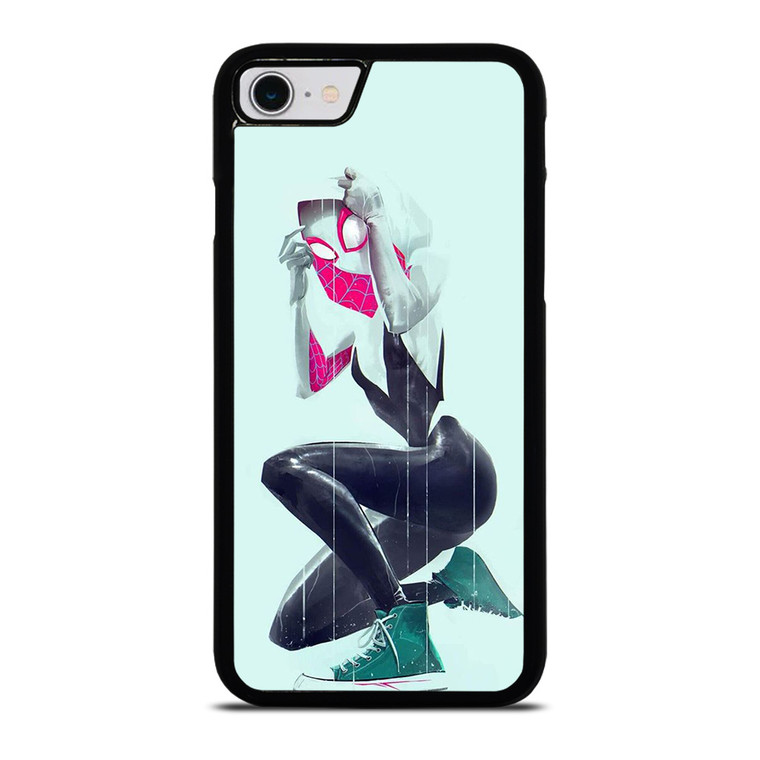 SPIDER VERSE SPIDER GWEN SPIDER WOMAN iPhone SE 2022 Case Cover SPIDER VERSE SPIDER GWEN SPIDER WOMAN iPhone SE 2022 Case Cover