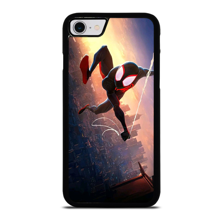 SPIDERMAN MILES MORALES ACROSS SPIDER-VERSE SWING iPhone SE 2022 Case Cover SPIDERMAN MILES MORALES ACROSS SPIDER-VERSE SWING iPhone SE 2022 Case Cover