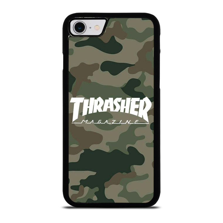 THRASHER SKATEBOARD MAGAZINE CAMO iPhone SE 2022 Case Cover