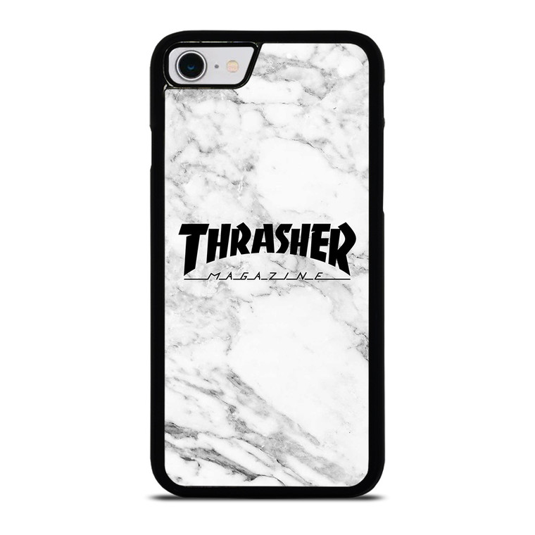 THRASHER SKATEBOARD MAGAZINE LOGO MARBLE iPhone SE 2022 Case Cover