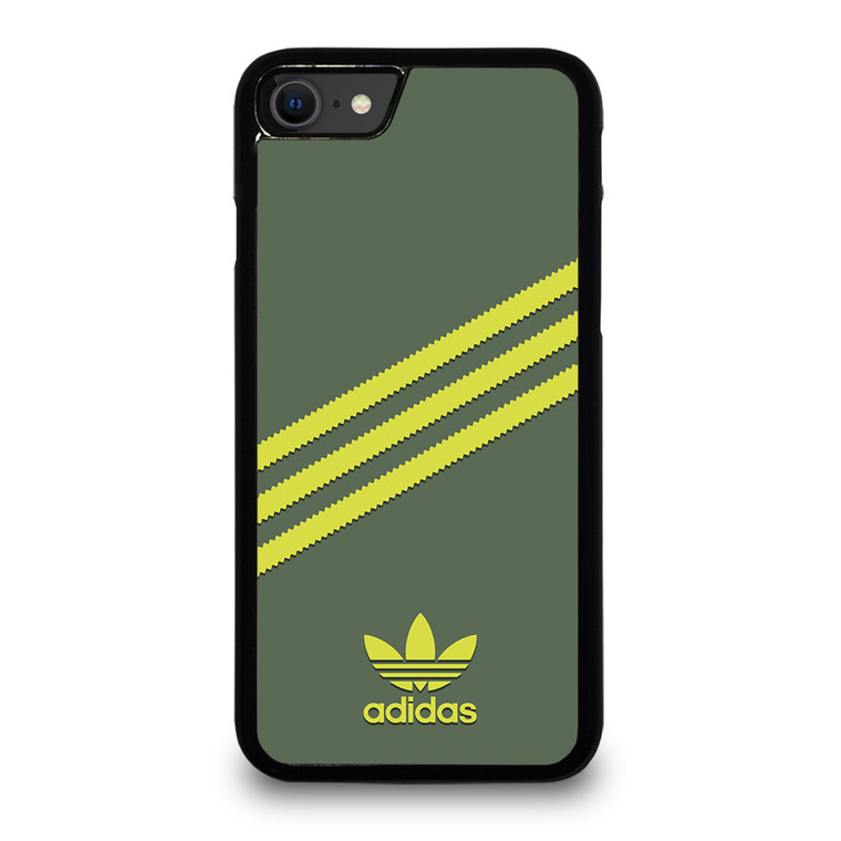 ADIDAS ORIGINALS STRIPES GREEN YELLOW iPhone SE 2020 Case Cover ADIDAS ORIGINALS STRIPES GREEN YELLOW iPhone SE 2020 Case Cover