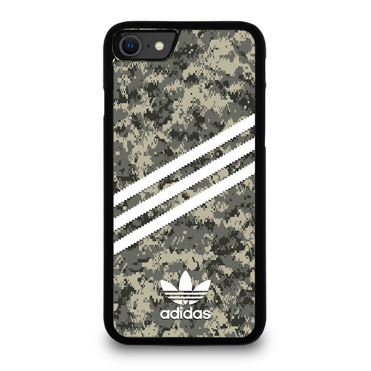 ADIDAS ORIGINALS STRIPES GREY CAMO iPhone SE 2020 Case Cover