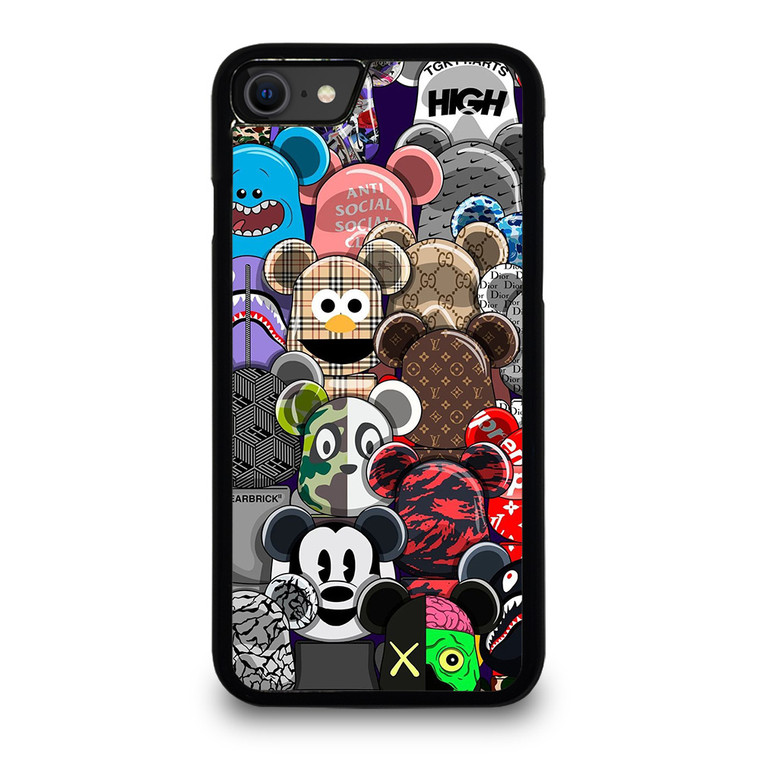 BEARBRICK BRAND COLABORATION iPhone SE 2020 Case Cover BEARBRICK BRAND COLABORATION iPhone SE 2020 Case Cover