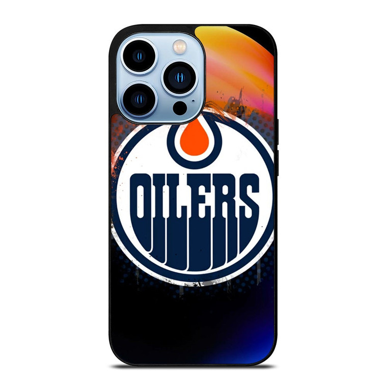 EDMONTON OILERS FIRE LOGO iPhone 13 Pro Max Case Cover